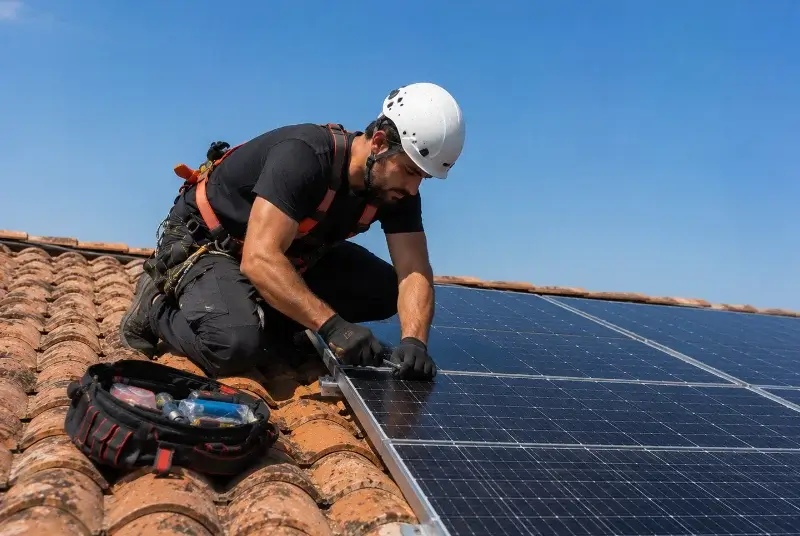 Maintenance et monitoring de panneaux solaires à Prats-de-Sournia