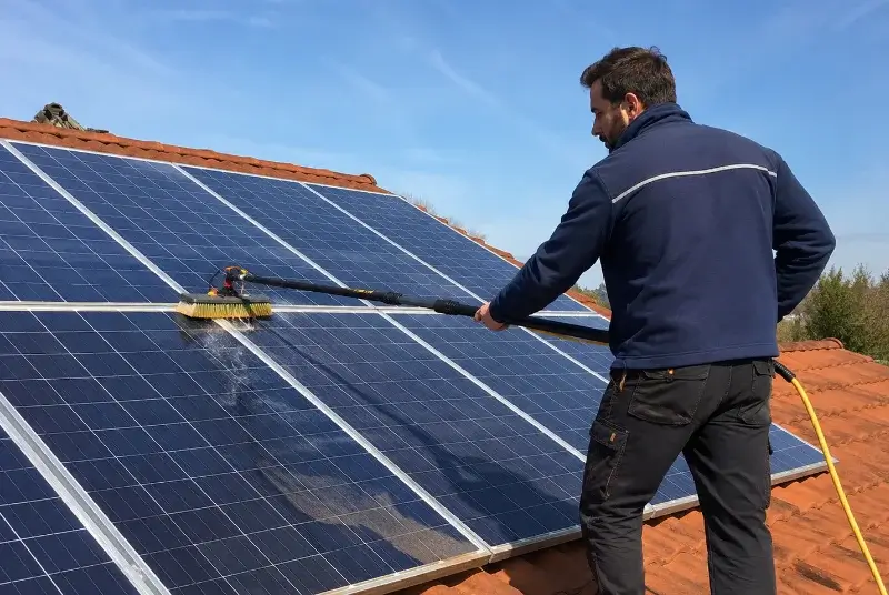 Nettoyage et entretien de panneaux solaires à Prats-de-Sournia